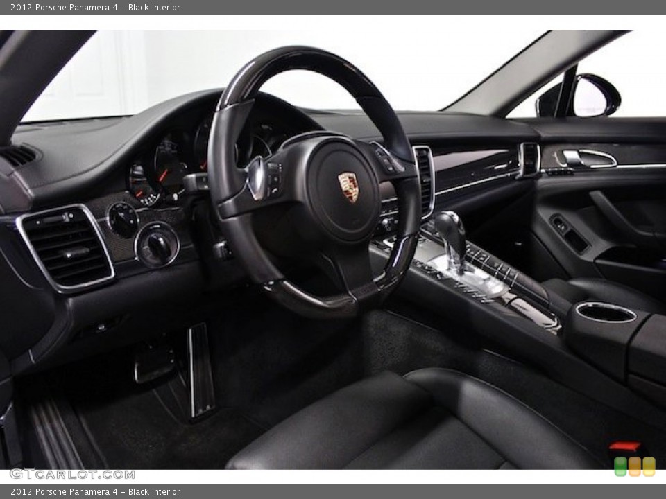 Black Interior Photo for the 2012 Porsche Panamera 4 #80767959