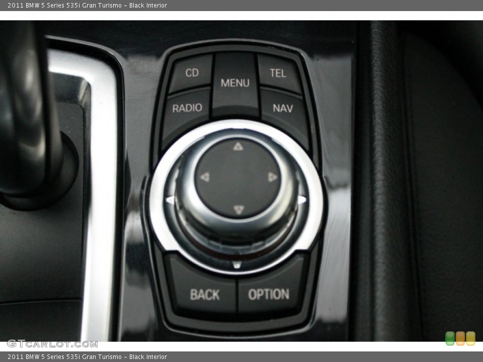 Black Interior Controls for the 2011 BMW 5 Series 535i Gran Turismo #80767962