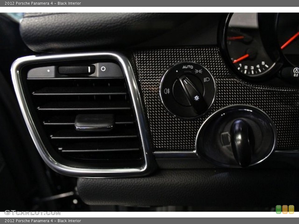 Black Interior Controls for the 2012 Porsche Panamera 4 #80768019