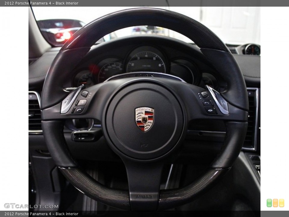 Black Interior Steering Wheel for the 2012 Porsche Panamera 4 #80768043