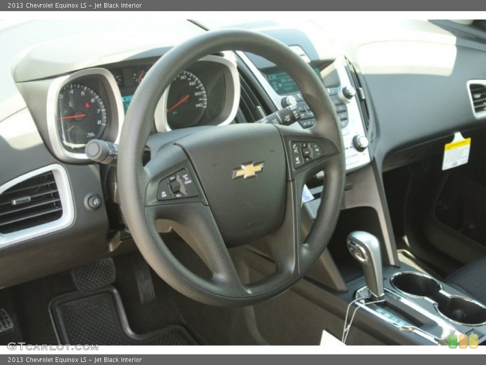 Jet Black Interior Steering Wheel for the 2013 Chevrolet Equinox LS #80768082