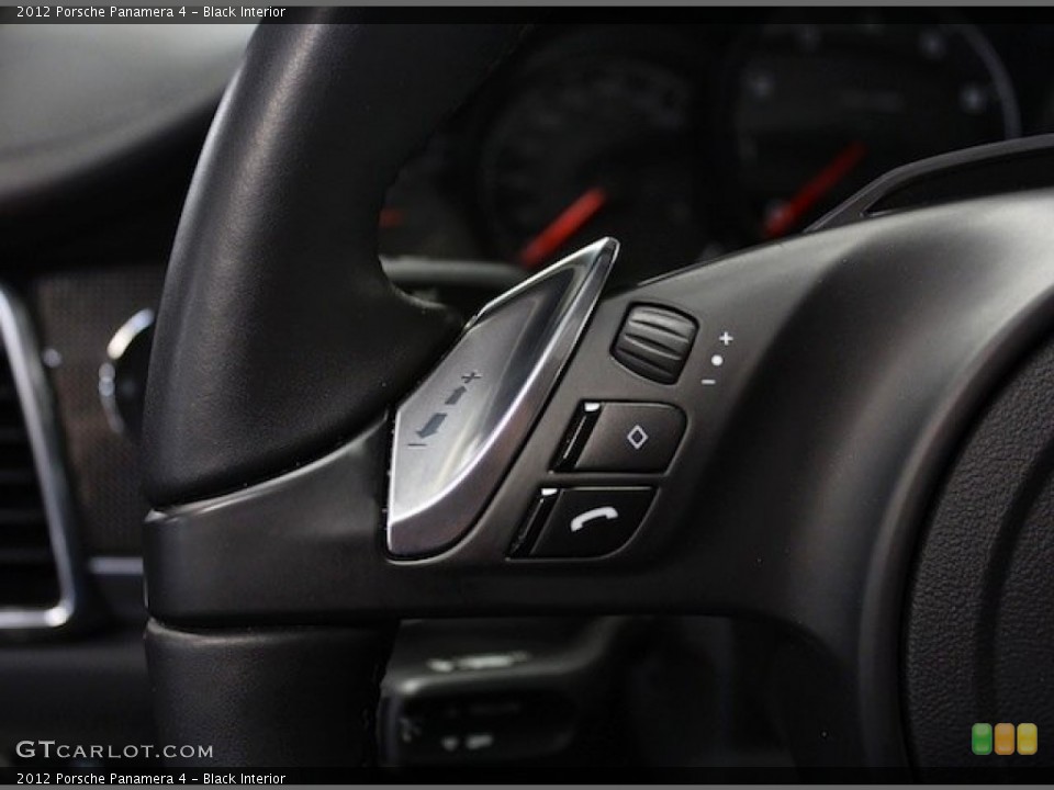 Black Interior Controls for the 2012 Porsche Panamera 4 #80768086