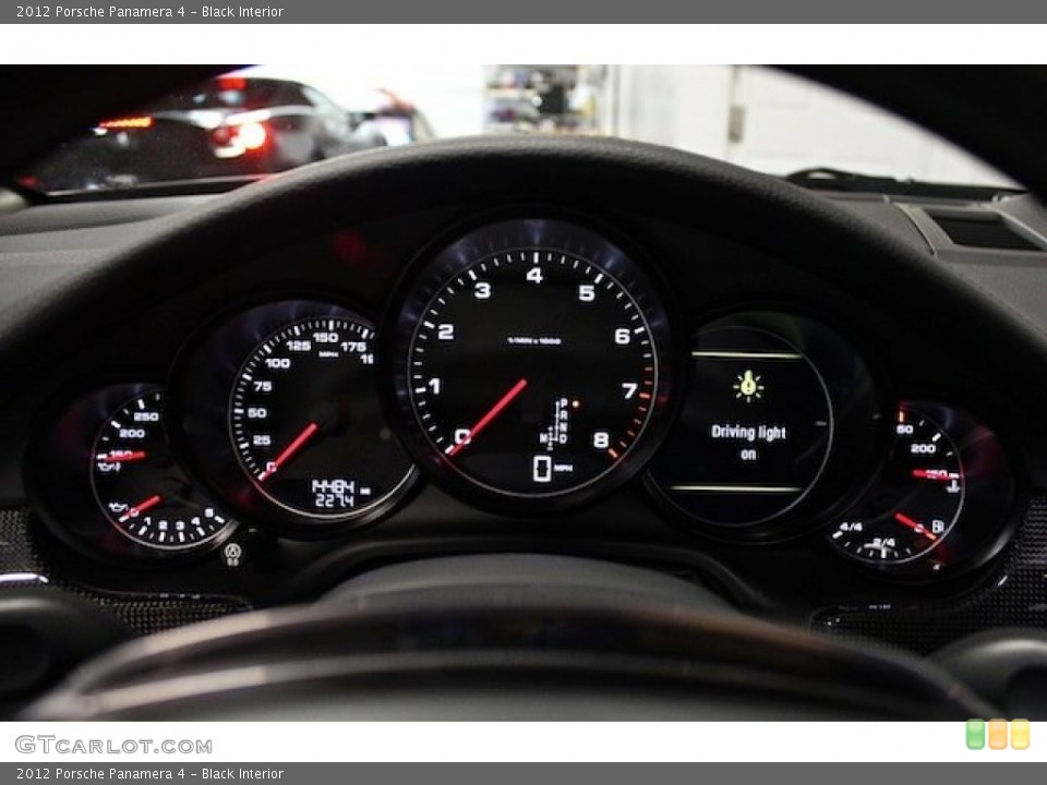 Black Interior Gauges for the 2012 Porsche Panamera 4 #80768106