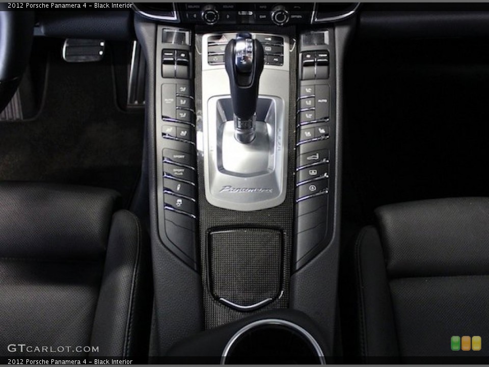 Black Interior Controls for the 2012 Porsche Panamera 4 #80768190