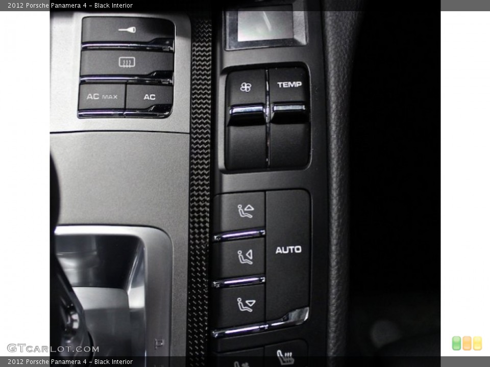 Black Interior Controls for the 2012 Porsche Panamera 4 #80768275