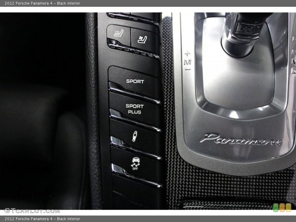 Black Interior Controls for the 2012 Porsche Panamera 4 #80768303