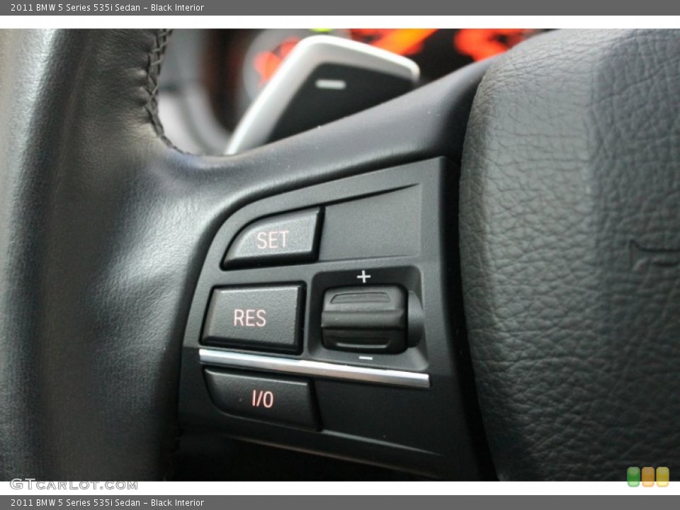 Black Interior Controls for the 2011 BMW 5 Series 535i Sedan #80769608