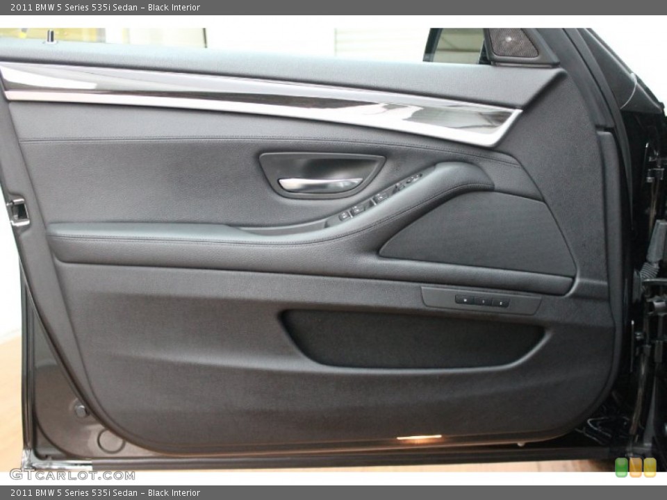 Black Interior Door Panel for the 2011 BMW 5 Series 535i Sedan #80769690