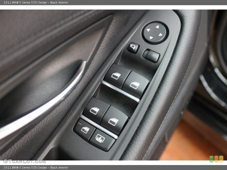 Black Interior Controls for the 2011 BMW 5 Series 535i Sedan #80769853