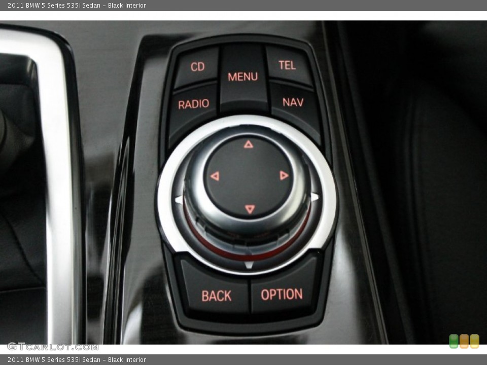 Black Interior Controls for the 2011 BMW 5 Series 535i Sedan #80769960