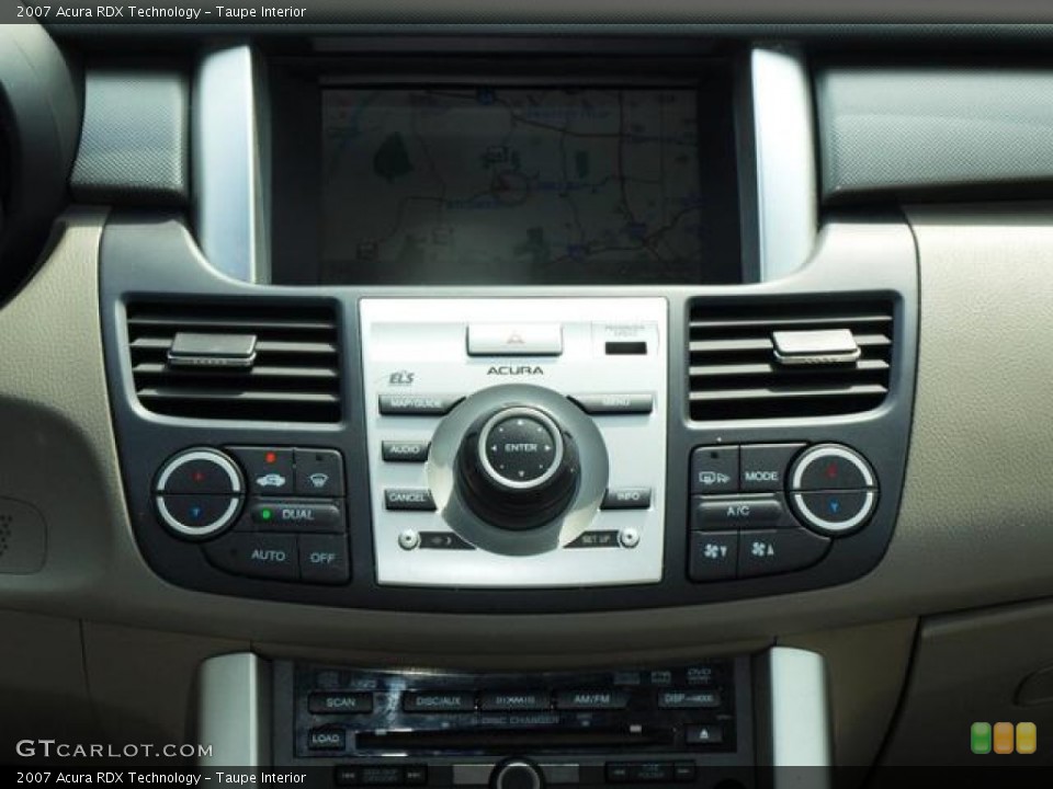 Taupe Interior Controls for the 2007 Acura RDX Technology #80770071