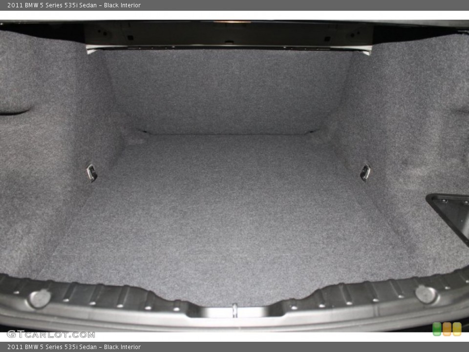 Black Interior Trunk for the 2011 BMW 5 Series 535i Sedan #80770107