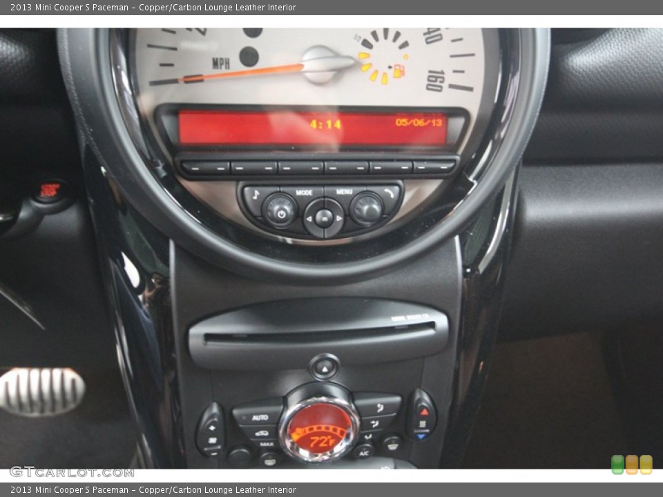 Copper/Carbon Lounge Leather Interior Controls for the 2013 Mini Cooper S Paceman #80774286
