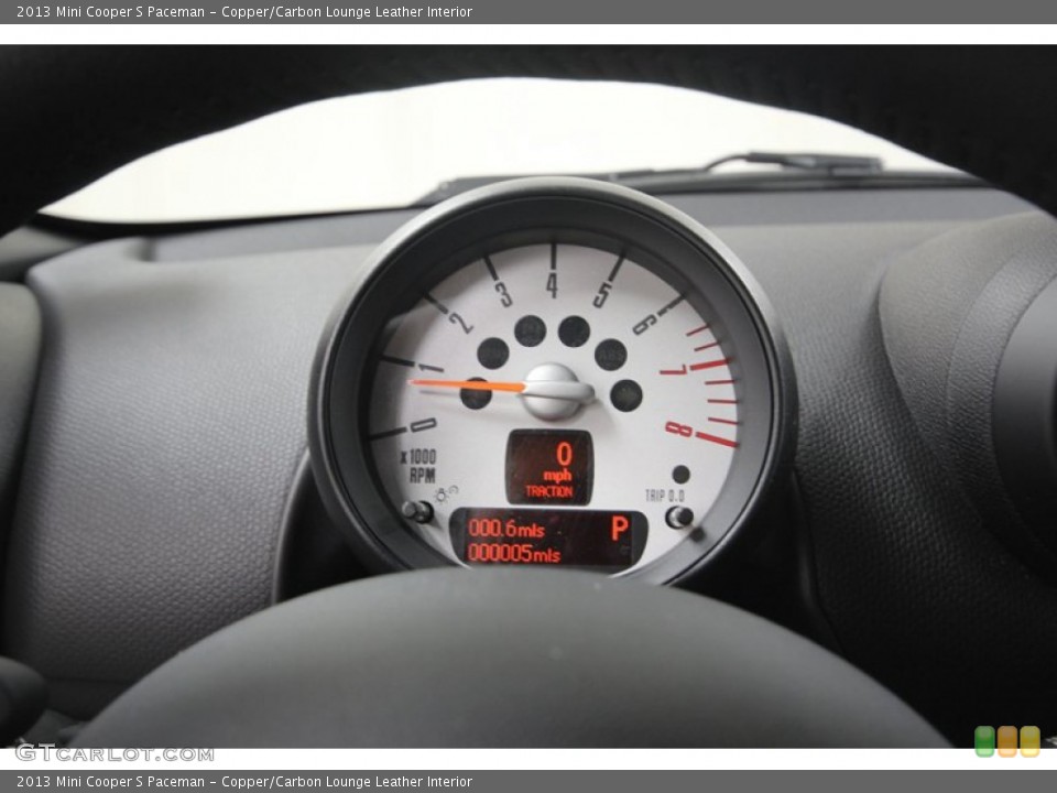 Copper/Carbon Lounge Leather Interior Gauges for the 2013 Mini Cooper S Paceman #80774472