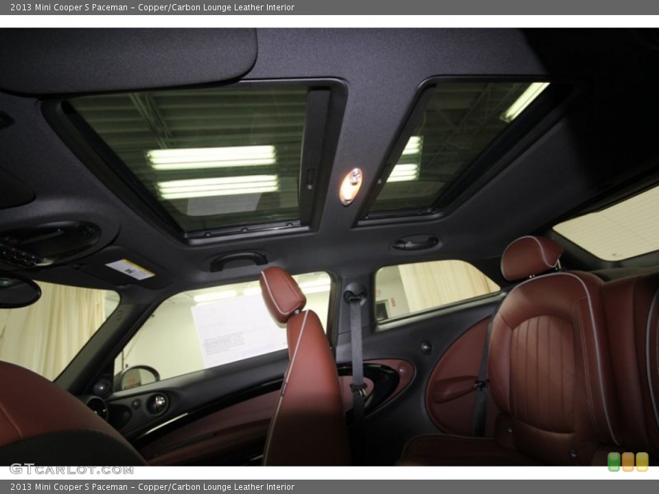 Copper/Carbon Lounge Leather Interior Sunroof for the 2013 Mini Cooper S Paceman #80774514