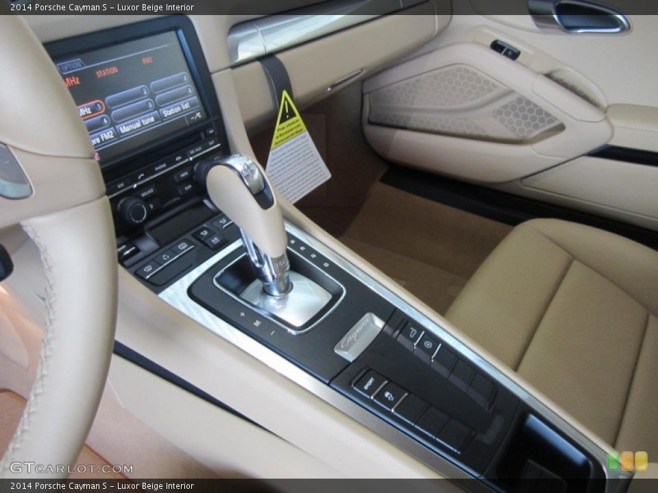 Luxor Beige Interior Controls for the 2014 Porsche Cayman S #80774556