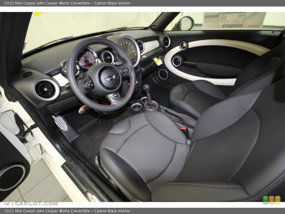 Carbon Black Interior Photo for the 2013 Mini Cooper John Cooper Works Convertible #80775131