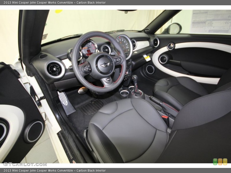 Carbon Black Interior Prime Interior for the 2013 Mini Cooper John Cooper Works Convertible #80775150