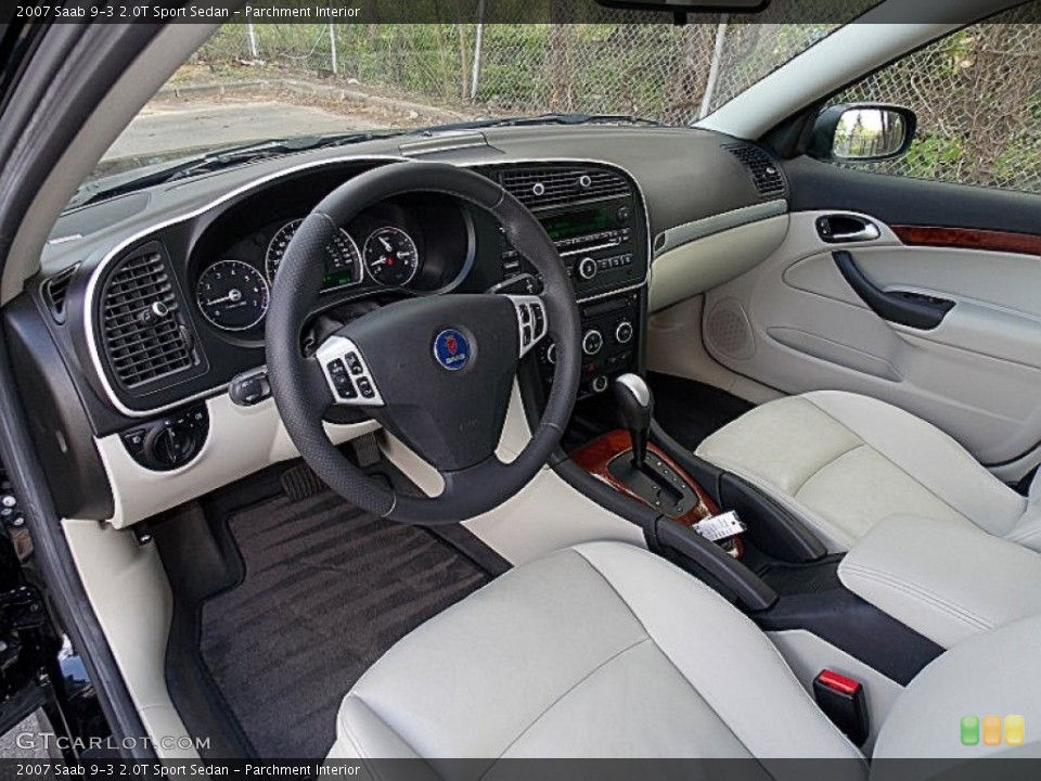 Parchment Interior Prime Interior for the 2007 Saab 9-3 2.0T Sport Sedan #80776377
