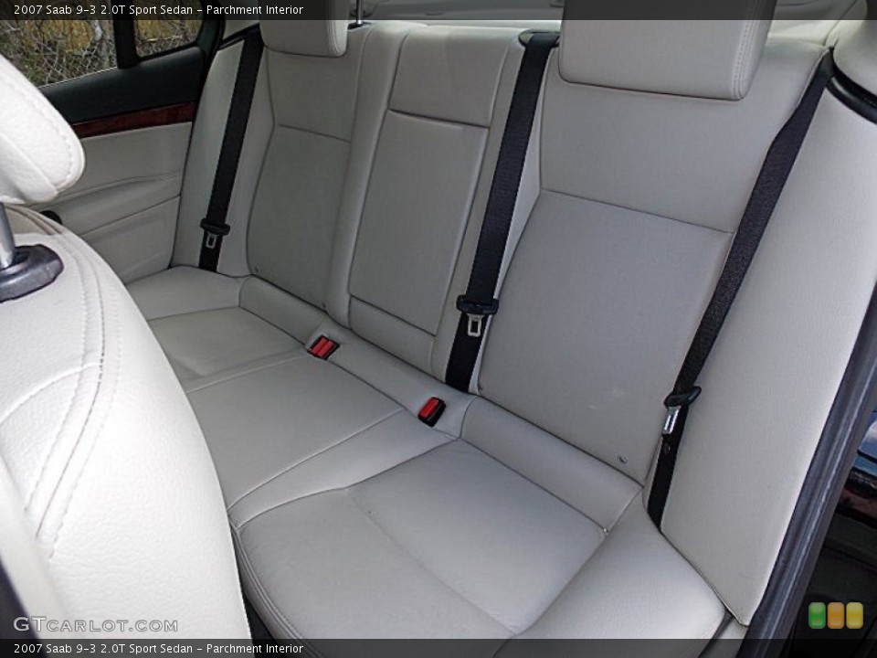 Parchment Interior Rear Seat for the 2007 Saab 9-3 2.0T Sport Sedan #80776440