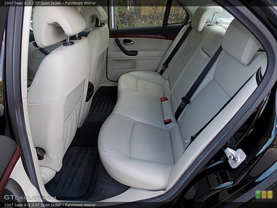 Parchment Interior Rear Seat for the 2007 Saab 9-3 2.0T Sport Sedan #80776468