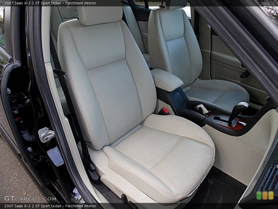 Parchment Interior Front Seat for the 2007 Saab 9-3 2.0T Sport Sedan #80776528