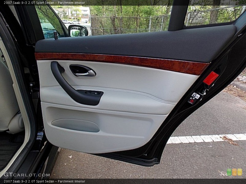 Parchment Interior Door Panel for the 2007 Saab 9-3 2.0T Sport Sedan #80776575