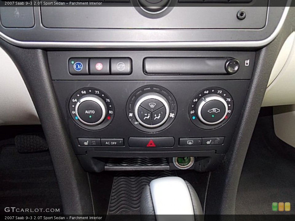 Parchment Interior Controls for the 2007 Saab 9-3 2.0T Sport Sedan #80776794