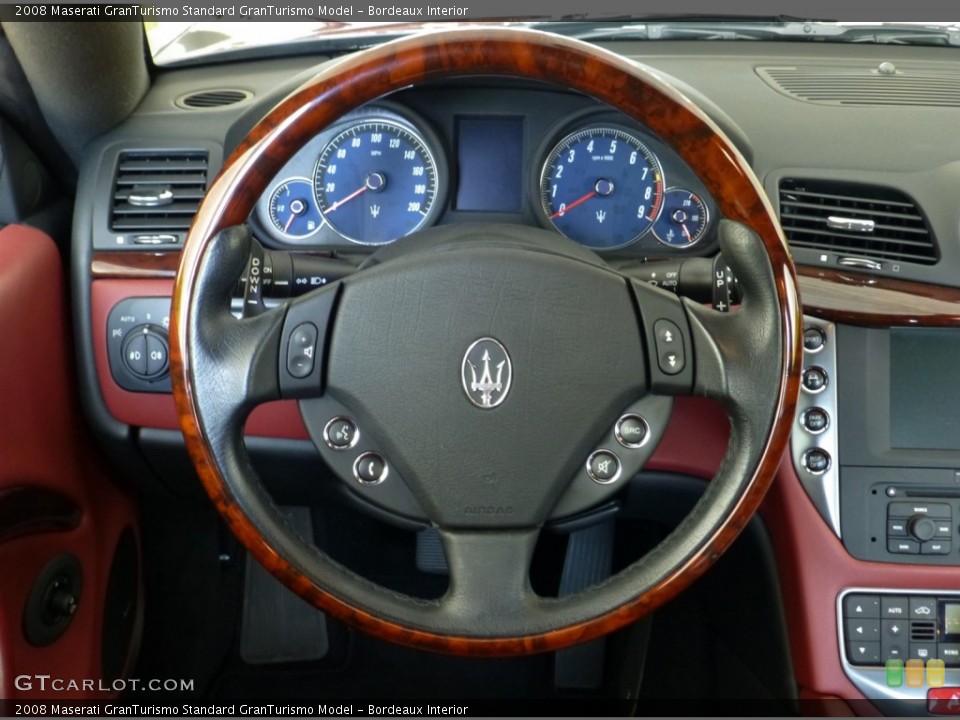 Bordeaux Interior Steering Wheel for the 2008 Maserati GranTurismo  #80777221
