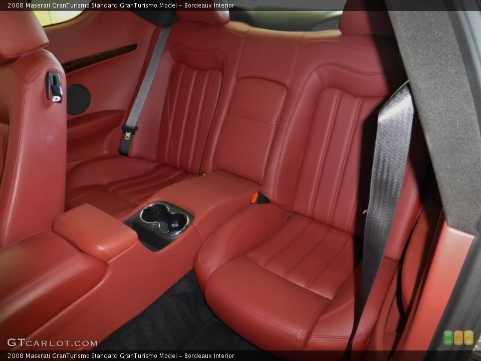 Bordeaux Interior Rear Seat for the 2008 Maserati GranTurismo  #80777772