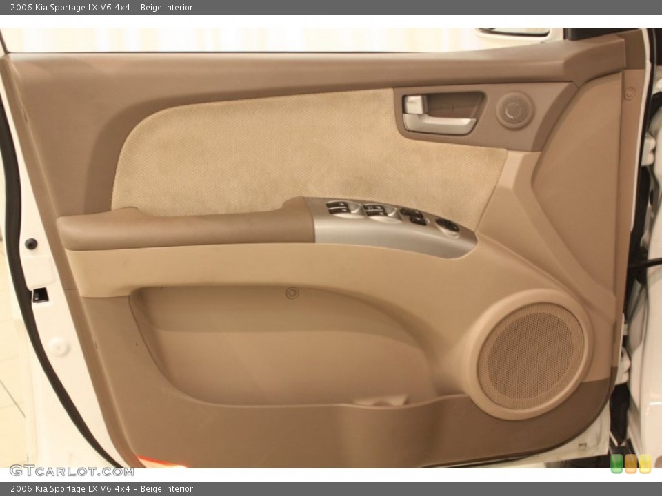 Beige Interior Door Panel for the 2006 Kia Sportage LX V6 4x4 #80777934