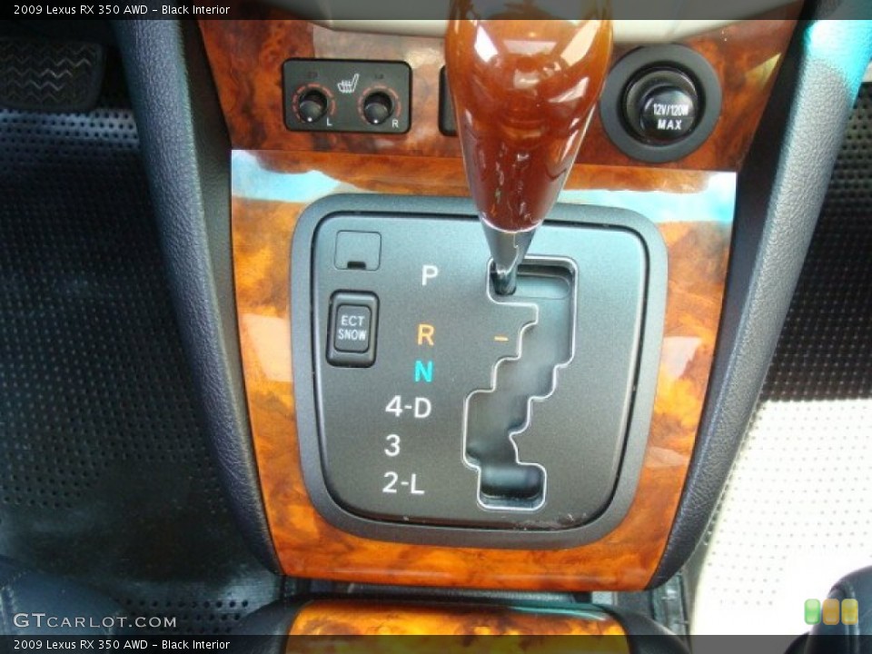 Black Interior Transmission for the 2009 Lexus RX 350 AWD #80777973