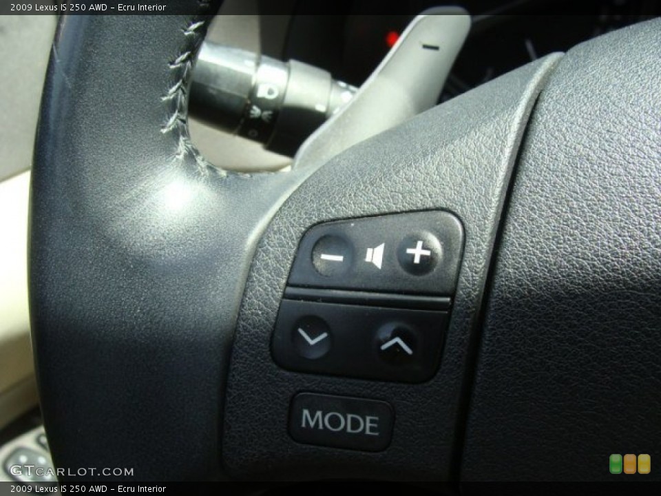 Ecru Interior Controls for the 2009 Lexus IS 250 AWD #80778242