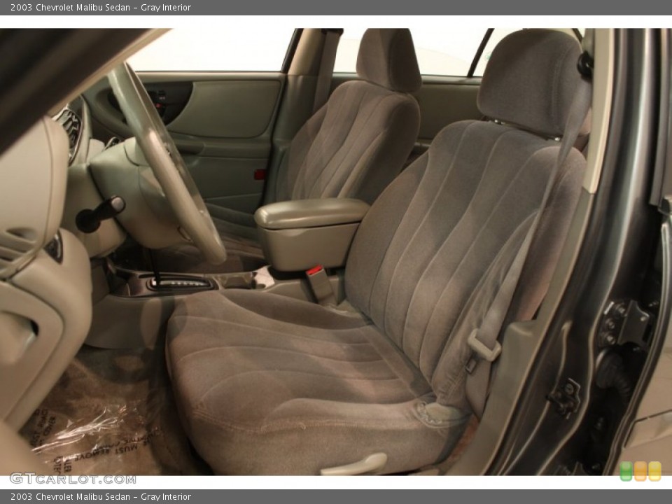 Gray Interior Front Seat for the 2003 Chevrolet Malibu Sedan #80780823