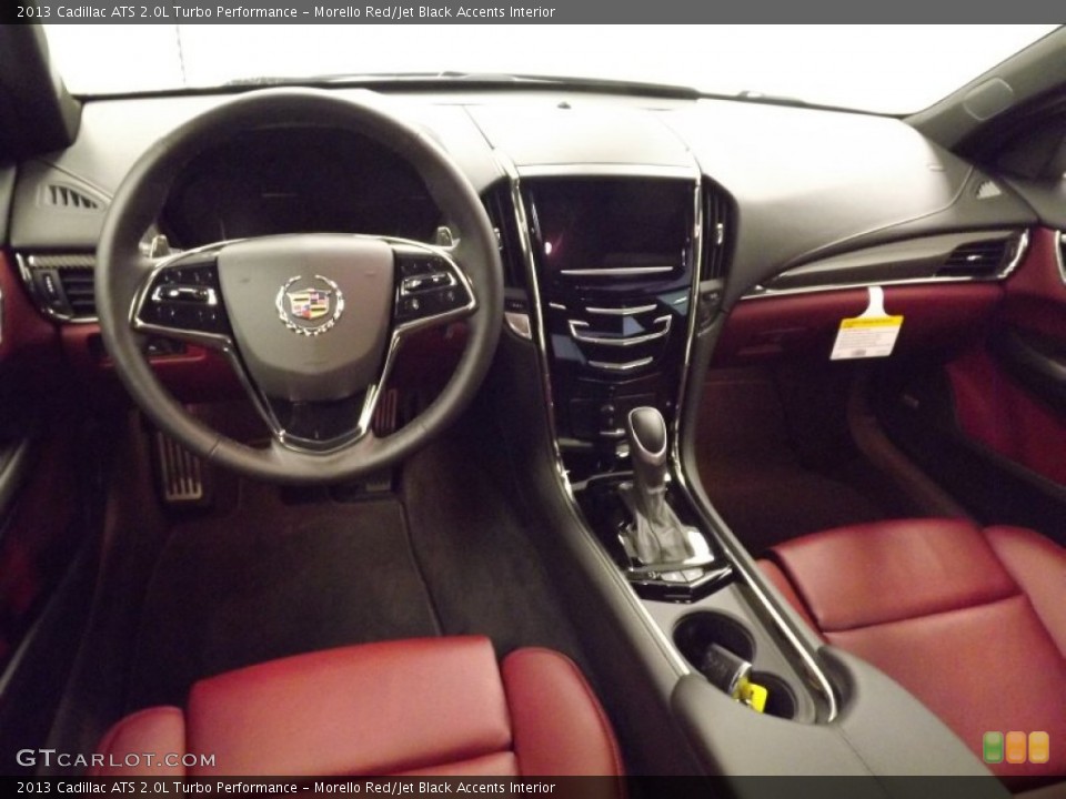 Morello Red/Jet Black Accents Interior Dashboard for the 2013 Cadillac ATS 2.0L Turbo Performance #80781822