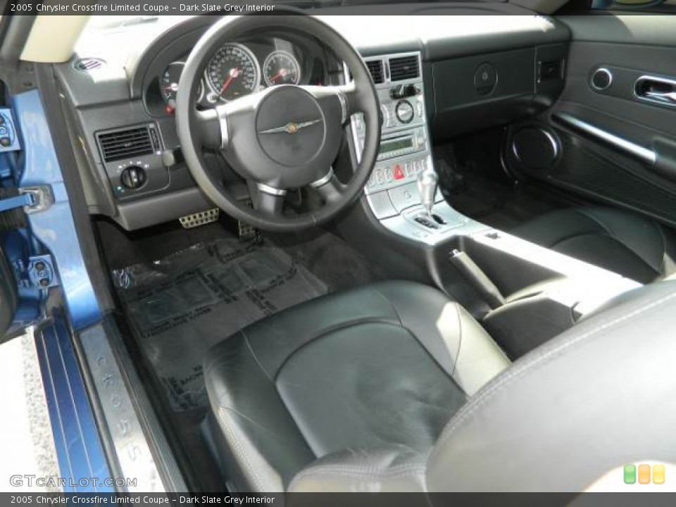 Dark Slate Grey Interior Prime Interior for the 2005 Chrysler Crossfire Limited Coupe #80782950