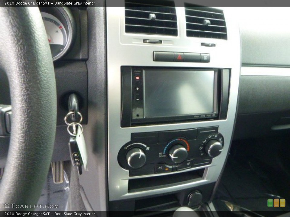 Dark Slate Gray Interior Controls for the 2010 Dodge Charger SXT #80783412