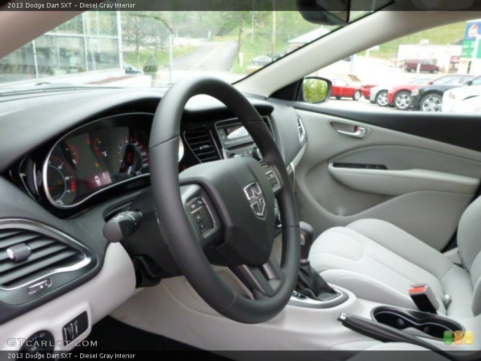 Diesel Gray Interior Steering Wheel for the 2013 Dodge Dart SXT #80783634