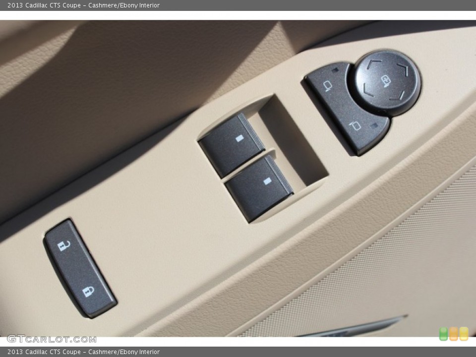 Cashmere/Ebony Interior Controls for the 2013 Cadillac CTS Coupe #80784126