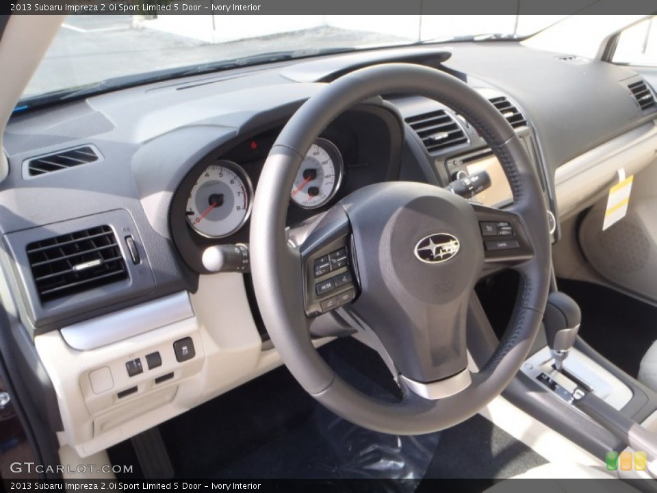 Ivory Interior Dashboard for the 2013 Subaru Impreza 2.0i Sport Limited 5 Door #80786014
