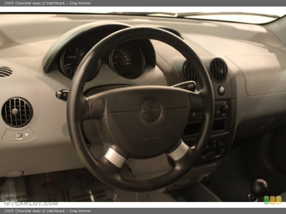 Gray Interior Steering Wheel for the 2005 Chevrolet Aveo LS Hatchback #80788573