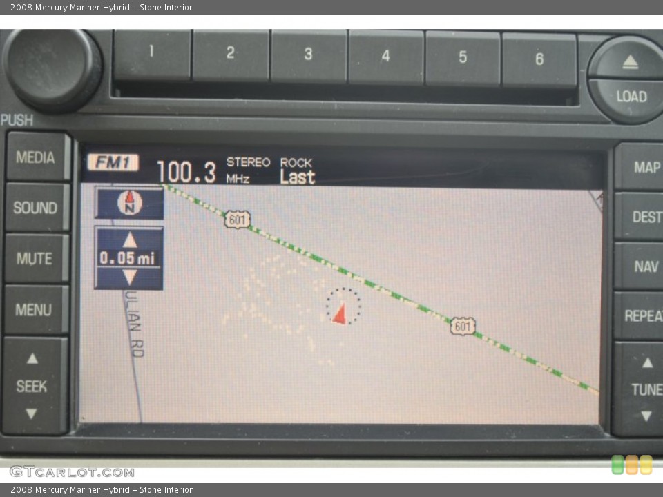 Stone Interior Navigation for the 2008 Mercury Mariner Hybrid #80789925