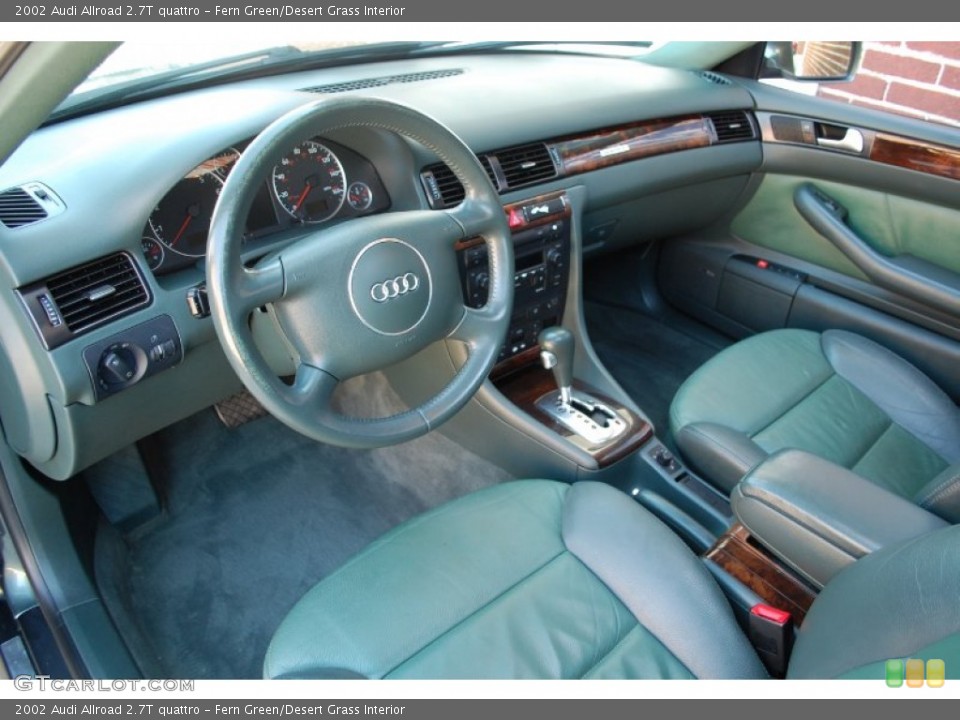 Fern Green/Desert Grass 2002 Audi Allroad Interiors