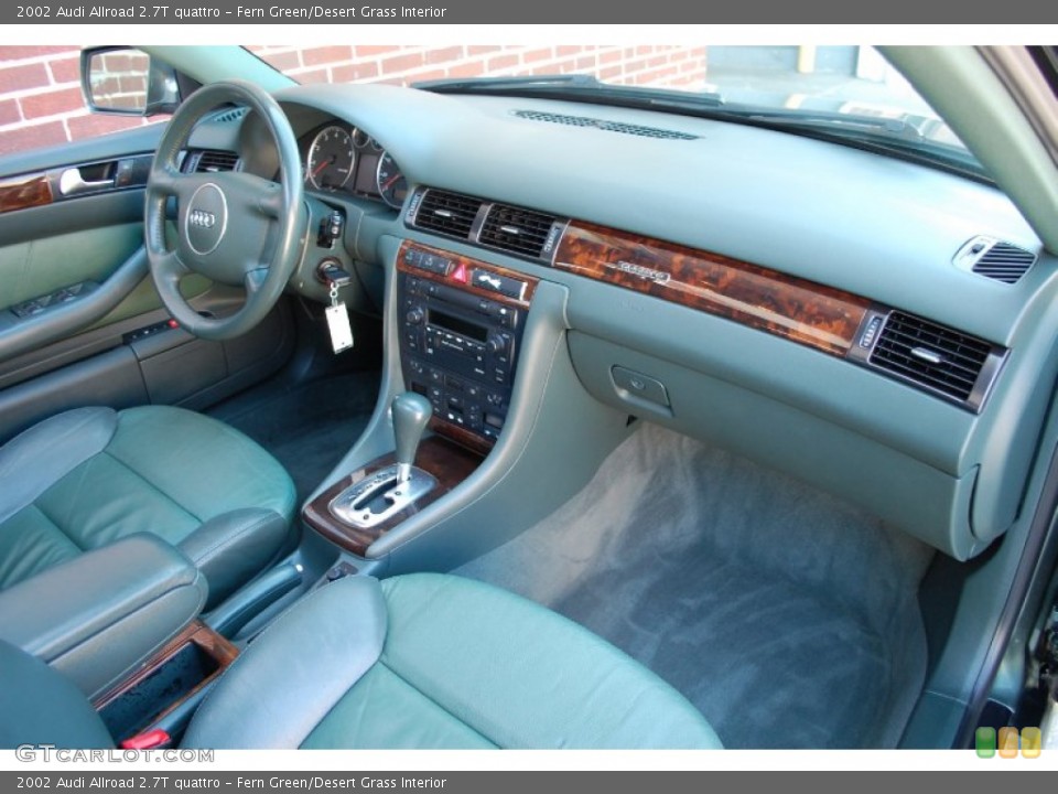 Fern Green/Desert Grass Interior Dashboard for the 2002 Audi Allroad 2.7T quattro #80791450