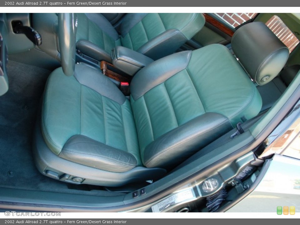 Fern Green/Desert Grass Interior Front Seat for the 2002 Audi Allroad 2.7T quattro #80791522