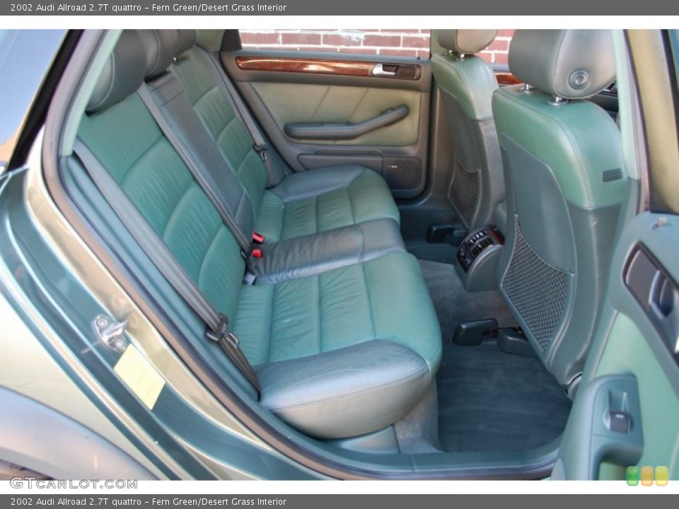 Fern Green/Desert Grass Interior Rear Seat for the 2002 Audi Allroad 2.7T quattro #80791642