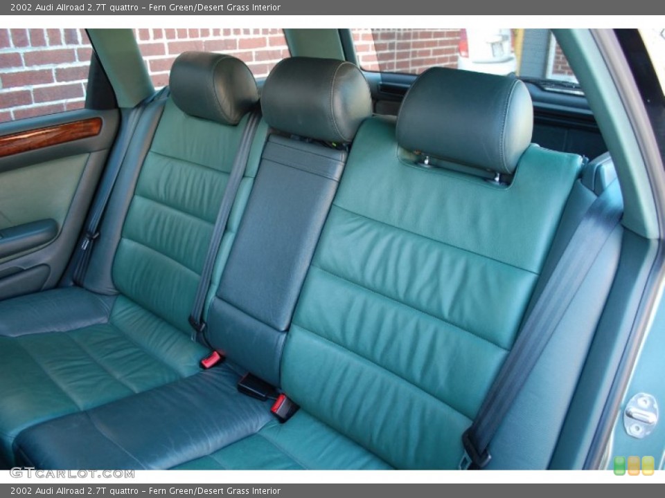 Fern Green/Desert Grass Interior Rear Seat for the 2002 Audi Allroad 2.7T quattro #80791668