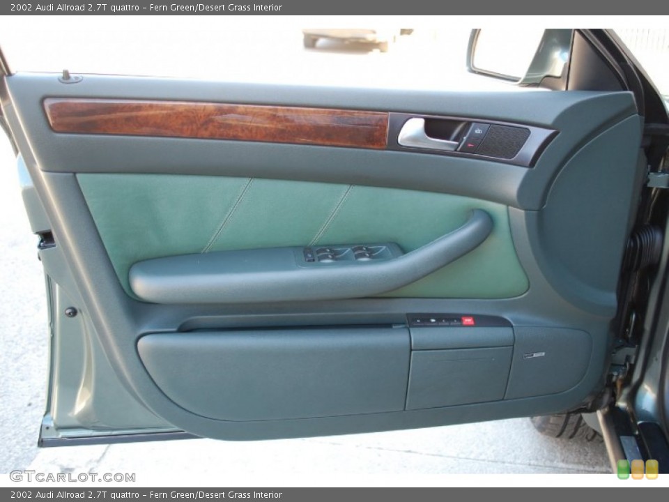 Fern Green/Desert Grass Interior Door Panel for the 2002 Audi Allroad 2.7T quattro #80791839