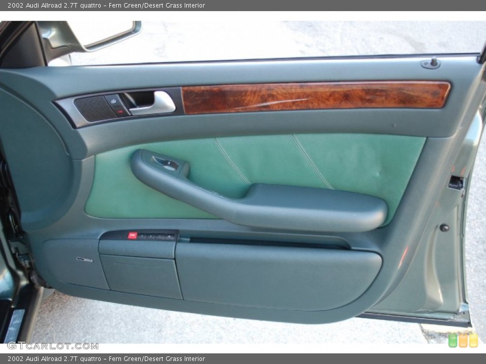 Fern Green/Desert Grass Interior Door Panel for the 2002 Audi Allroad 2.7T quattro #80791856