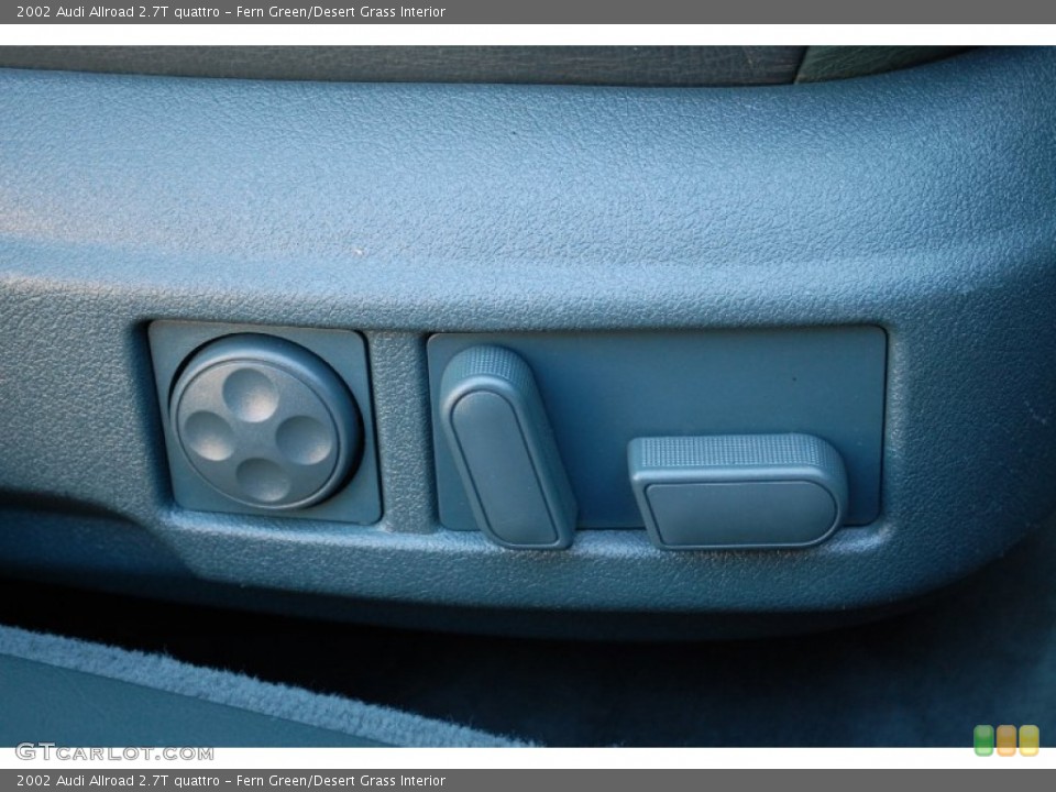 Fern Green/Desert Grass Interior Controls for the 2002 Audi Allroad 2.7T quattro #80792292